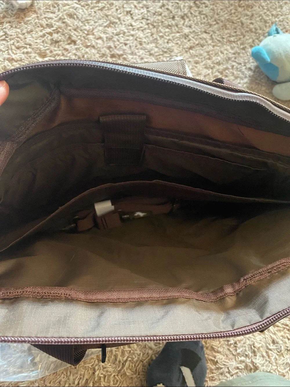 Brown Men's Briefcase - Sleek Professional Carry Bag for lap top